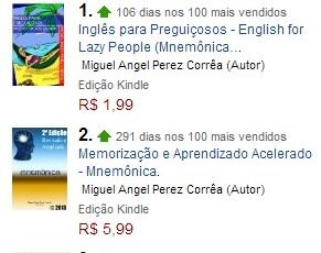 1º e 2º na Amazon